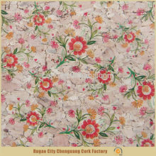 2015 good quality natural cork fabric for cork wallet