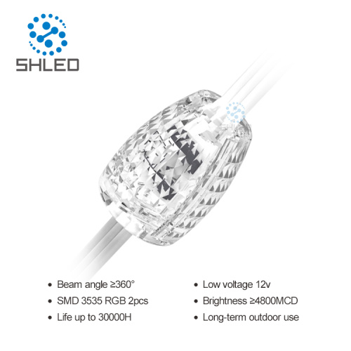 360 degree crystal DMX RGB LED pixel ball