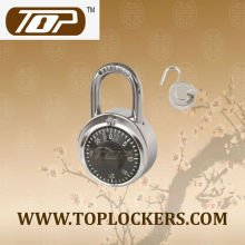 Combination padlock for locker