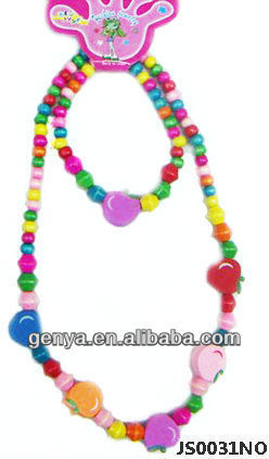 Colorful beads jewelry for kids