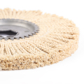 Roda de polimento de latão de sisal roda de polimento de corda pura