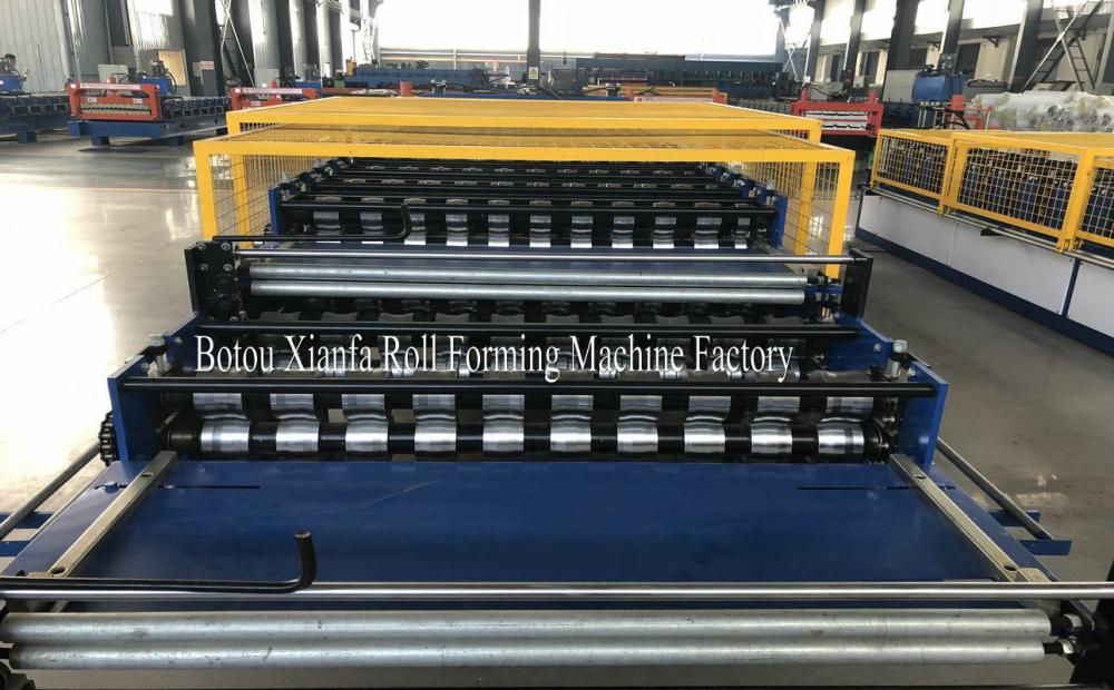 Roof and Wall Tile Double Deck Forming Machine