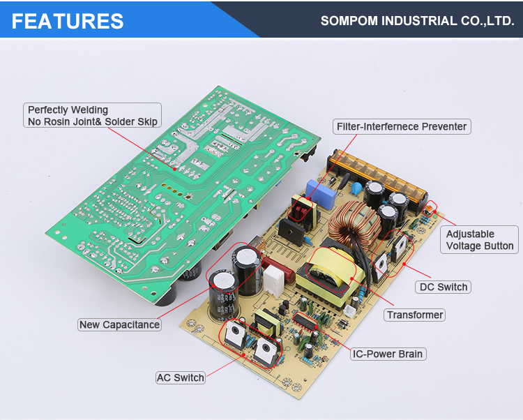 HOT Sale Switching 9V 2A Power Supply for LED Light