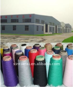 close virgin top-dyed ring spun yarn