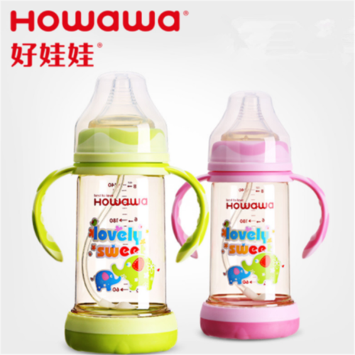 Wide Neck Anti-flatulence PPSU Baby Feeding Bottle