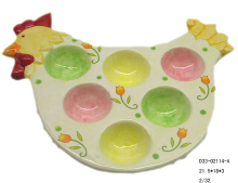 Kitchen Craft Easter Ceramic Egg Plate