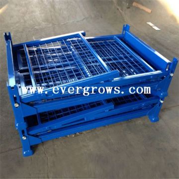 Metal Steel Collapsible Folding Wire Mesh Pallet Box