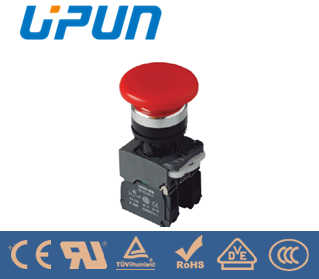 Mushroom Self-locked Button UC2-E5-CZ62,quick installation,simple wiring, high vibration resistance and free-of-maintenance