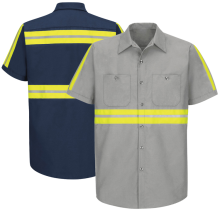 Custom Construction Safety Shirts: High Visibility Work Clothing for Men