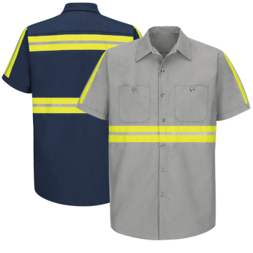 Custom Construction Safety Shirts: High Visibility Work Clothing for Men