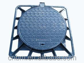 Professional cast iron manhole cover en124 b125 with CE certificate