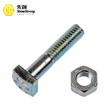 DIN 21346 - 1989 Square Head Bolts For Shaft Guides