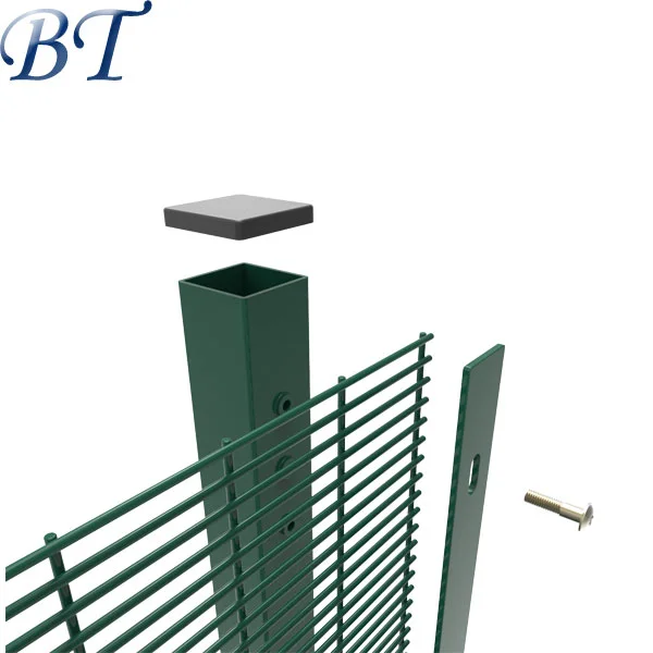 Powder Coated Anti Climb High Security 358 Mesh Fence.