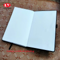 Black Soft Touch Paper Niestandardowe drukowanie notebooków A5