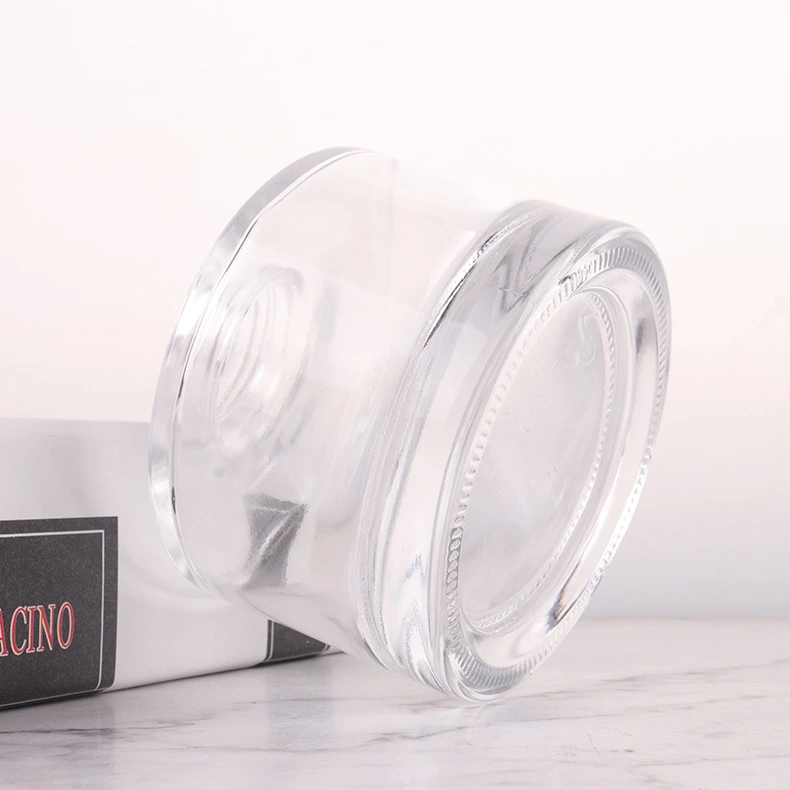 50ml 120ml 200ml Round Glass Aroma Diffuser Bottle with Aluminium Plastic Lid