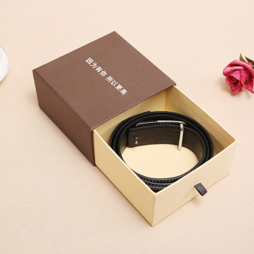 Sliding Drawer Paper Box Belt