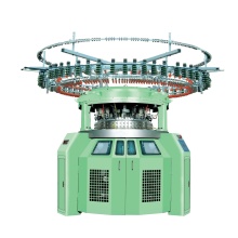 Auto Double Jersey Striper Circular Knitting Machine - 6 Colors, 30 Inch, 48F 15G-28G