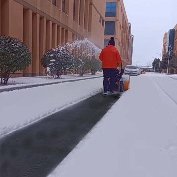 High Quality 15Hp Gasoline Concrete Sweeper - New Walking Behind Construction Snow Sweeper