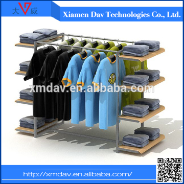 Clothing Rack Display , Garment Store Display Racks