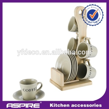 Elegant european style ceramic coffee cup