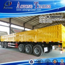 best selling brand new 3 axles enclosed trailers with low price / box semi trailer / van semi trailer