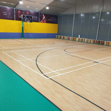 Kommersiell PVC Vinyl Floor Tile Dongxing, PVC Basketball Sports Flooring