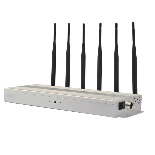 6-Antennas GSM 3G 4G Cell Phone Signal Jammer WiFi Blocker