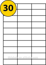 AVERY DPS30 compatible self-adhesive labels x30 labels per sheet