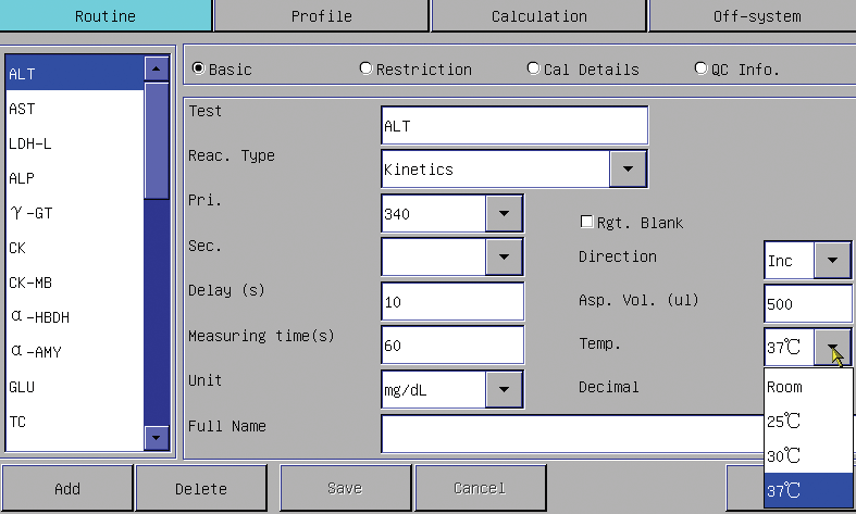 Clinical Semi-Auto Chemistry Analyser