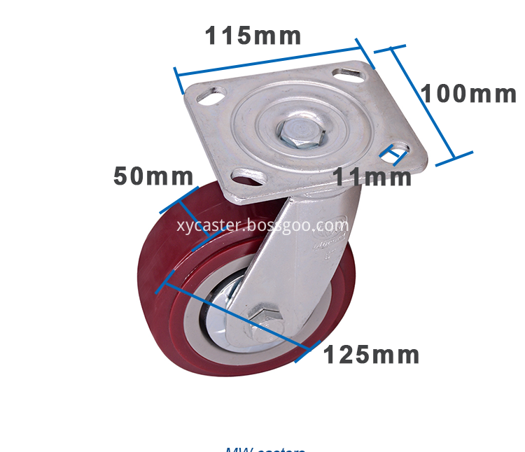 Rodízio giratório de 5 polegadas 5 Inch Swivel Caster