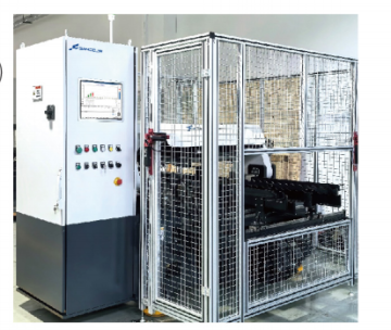 Steel roller automatic straightening machine