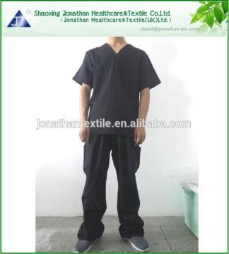 Good quality poly cotton medical scrub sets for hospital clinic