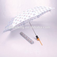 21 inch three folding auto open umbrella