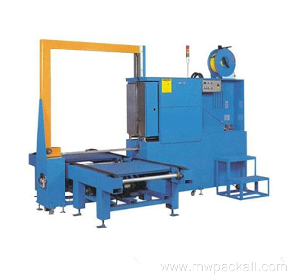 Myway Automatic side seal strapping machine/Pallet Plastic Pet Pp Material Carton Box Pallet Sealing Strapping Machine