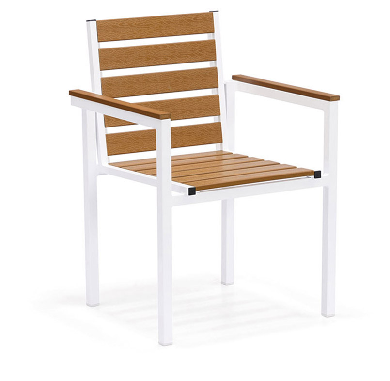 Plast Wood Outdoor Dining Table Chair