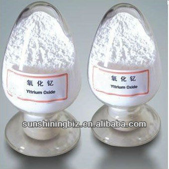 Yttrium(Y) Oxide with 99.999% purity for making three band RE fluorescent phosphors Yttrium oxide