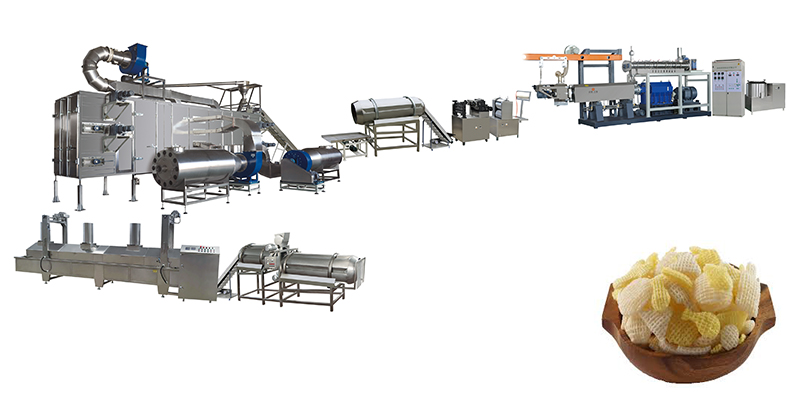 Popular 3d snack extruder processing machine