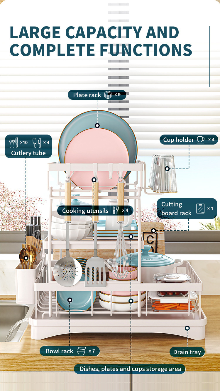 ডিনারওয়ার স্টোরেজ র্যাক Dinnerware Storage Rack