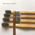 Brosse à dents au charbon de bois naturel pour adultes et enfants, au charbon naturel