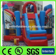inflatable bouncer slide / inflatable jumping bouncer / inflatable bouncer spiderman