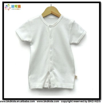 BKD summer plain bamboo baby romper