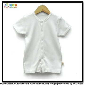 BKD summer plain bamboo baby romper