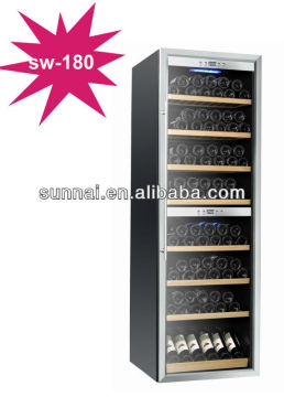180 bottle horizontal tall wine cooler