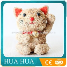 cat wire frame topiary with preserved moss