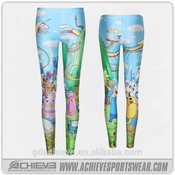 korea legging, 3d fitness pattern legging for women