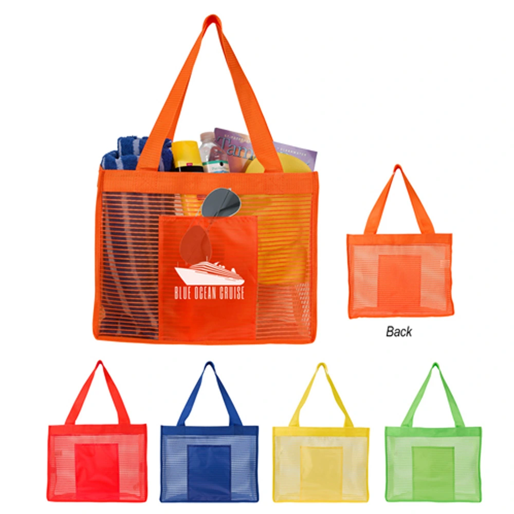 Full Color Printing Logo Eco Promotion Corporate Custom Beach Bag