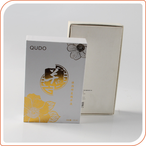 Best quality gold stamping logo cardboard EVA insert protected gift box