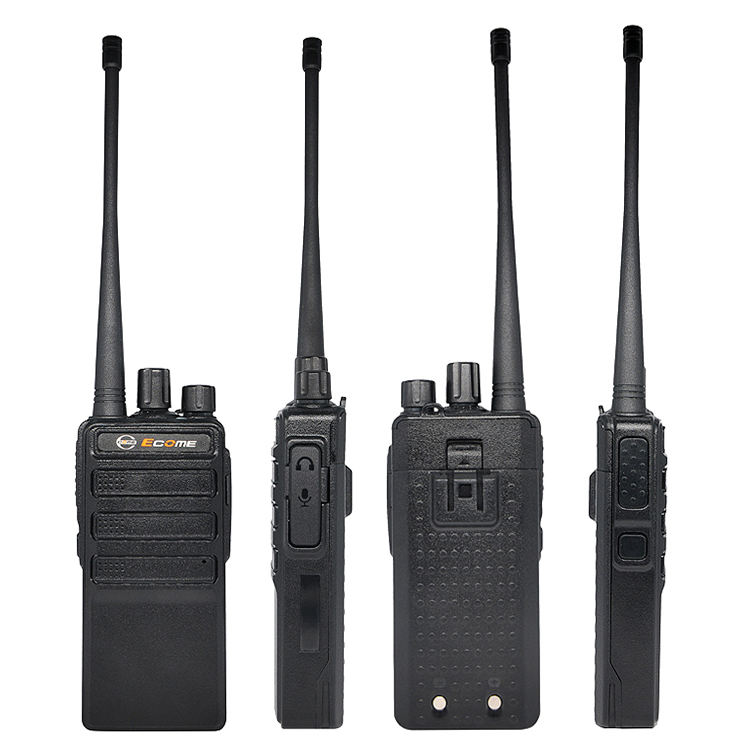 İş Uhf Walkie Talkie Uzun Mesafe Mini El Taşına Taşıyan 2 Yollu Radyolar Walkie Talkie