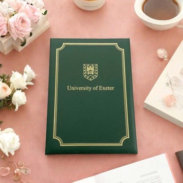 Elegant Custom Graduate Certificate Cover with Gold Foil