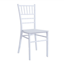 Hot Sale Stackable White Chivari Garden/Outdoor Chair for Banquet and Wedding (PP Plastic)